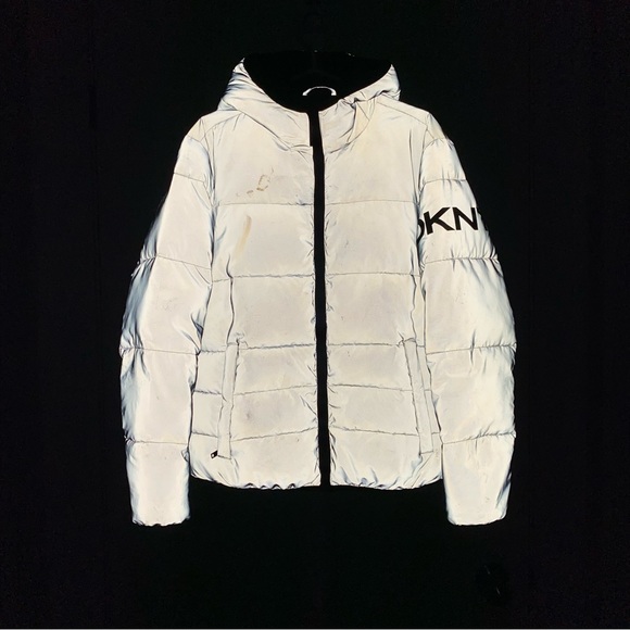 Coats | Dkny Reflective Puffer Jacket 